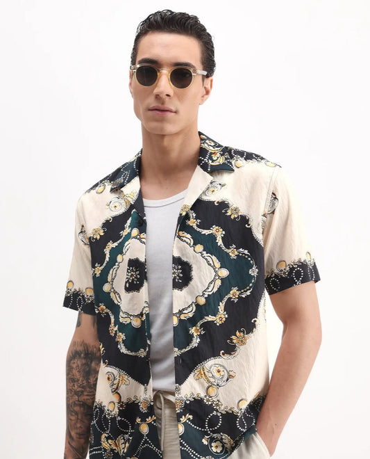 Men Half sleeves printed