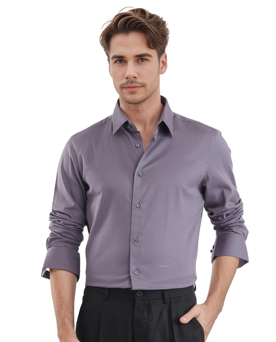 Men Viloet Formal Shirt