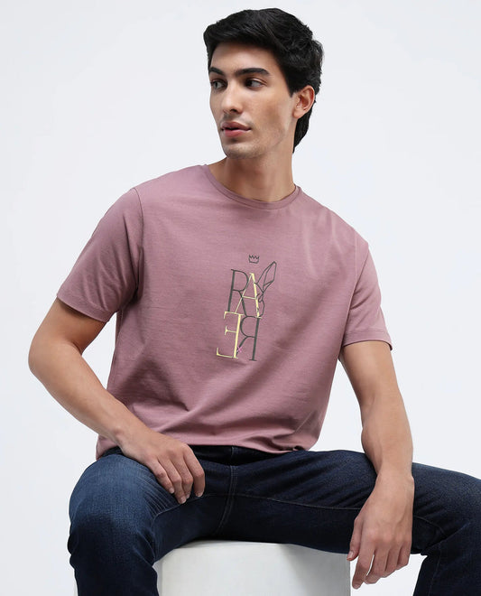 Men Peach Oversized tshirt